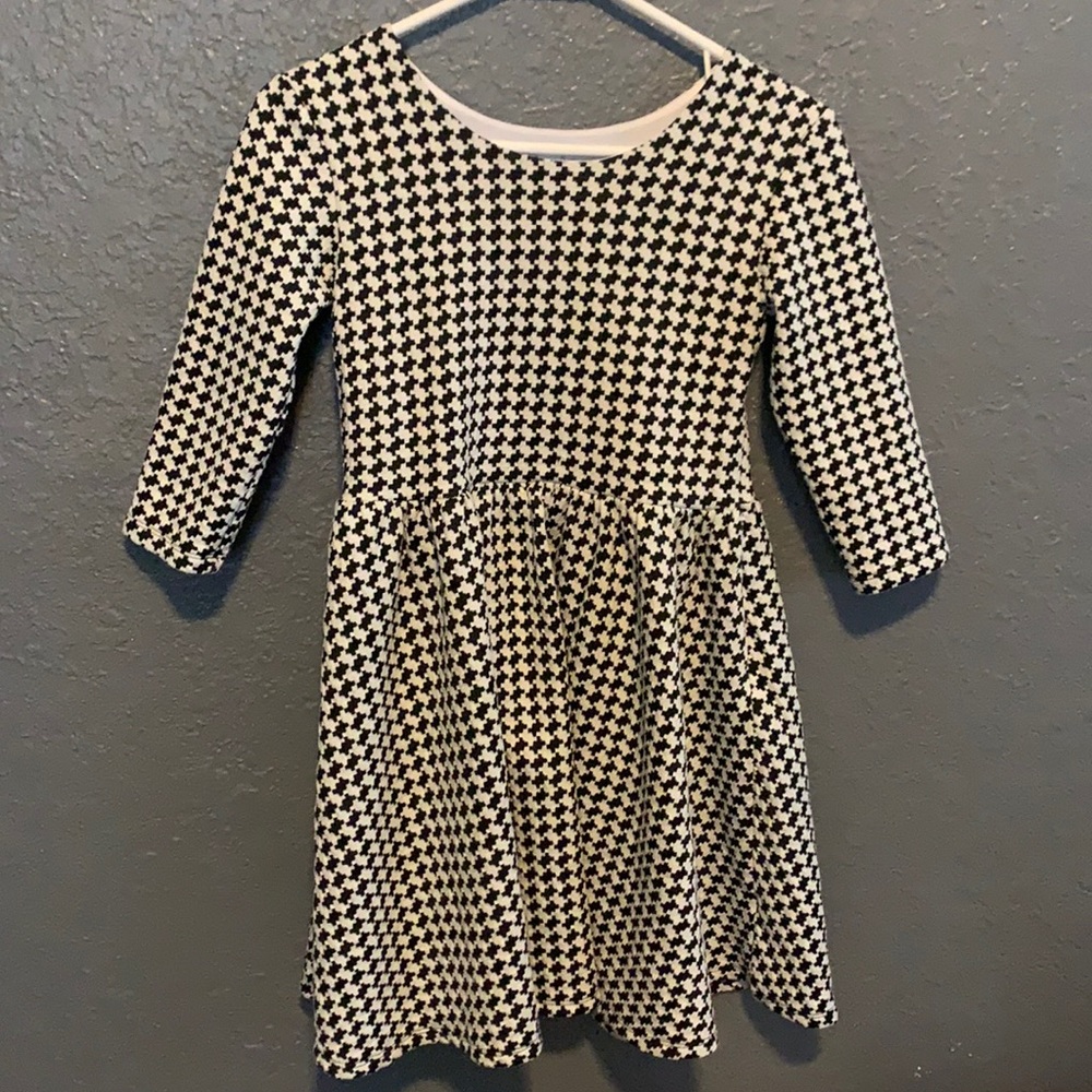 Black and white dress